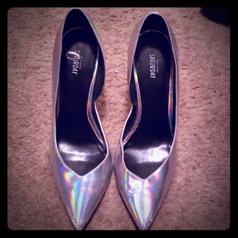 Kate Spade Saturday Size 8 Holo Heels